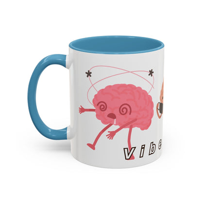 Vibe Check Mug, Trendy Coffee Cup, Funny Gift, Unique Designer Ceramic Mug, Office Humor, Cool Morning Coffee, Perfect for Home or Work