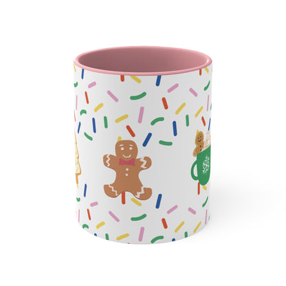 Mug Adorable Cookie-Themed Holiday Mug for Coffee, Hot Chocolate, and Tea, Ideal Gift for Him, Her, Kids, Coworker, Great for Office or Home Use