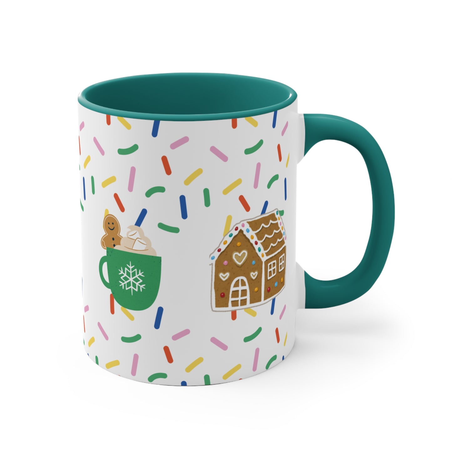 Mug Adorable Cookie-Themed Holiday Mug for Coffee, Hot Chocolate, and Tea, Ideal Gift for Him, Her, Kids, Coworker, Great for Office or Home Use