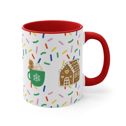 Mug Adorable Cookie-Themed Holiday Mug for Coffee, Hot Chocolate, and Tea, Ideal Gift for Him, Her, Kids, Coworker, Great for Office or Home Use